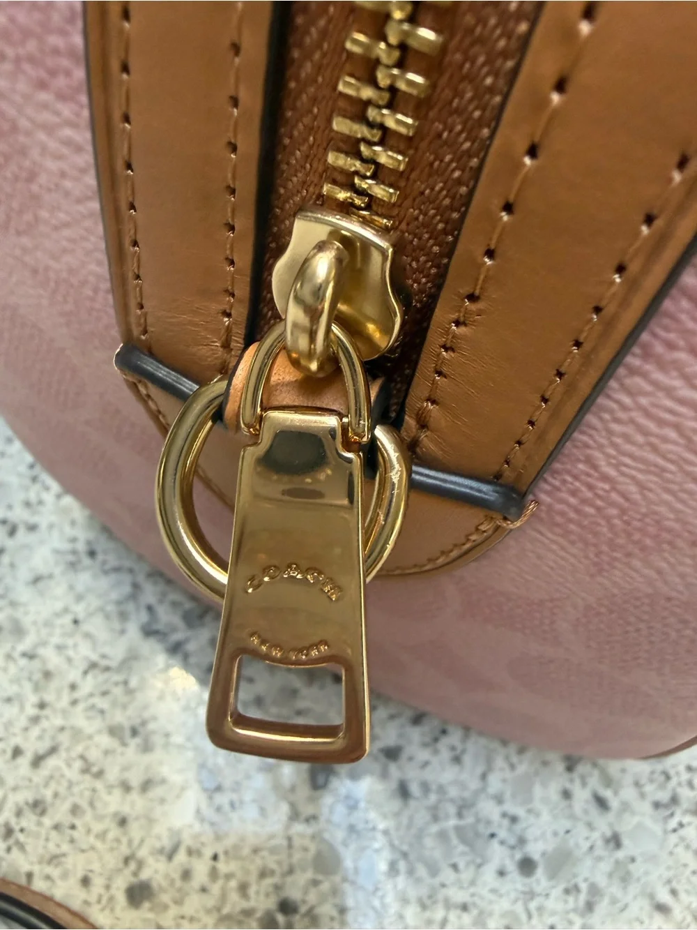 Coach Powder Pink Medium Rowan - NWOT - Picture 5 of 11